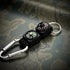 Tnyvm Black Carabiner Key Chain Compass Thermometer Metal Camping Outdoor Gadgets Hiking Survival to Multifunctional