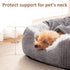 MIXJOY Rectangle Cave Hooded Blanket Bed for Small Dogs, 20 Inch Grey, Luxury Orthopedic Cat Bed
