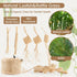 Quatendril Toys-7pcs Cat Chew Toy-Natural Loofah Raffia Catnip Handmade Gum Massage Teether w/ Cat Wand Toy
