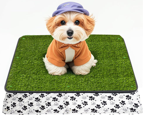 Zalhyrox Grass Pad for Dogs Potty, 2025" Pee Pad, Reusable & Washable Dog