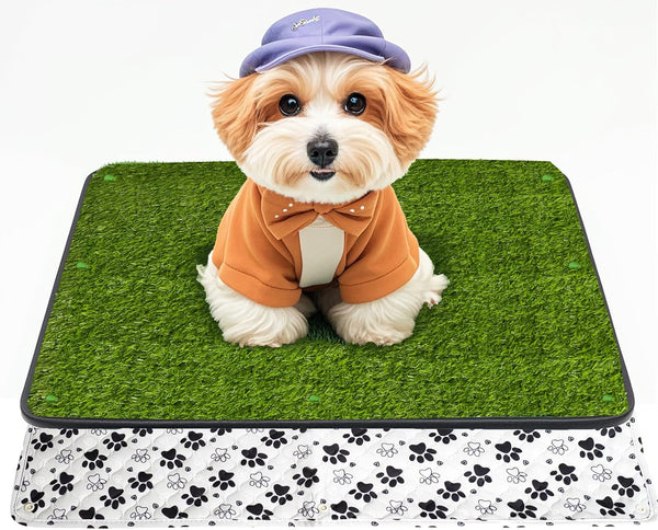 Zalhyrox Grass Pad for Dogs Potty, 2025" Pee Pad, Reusable & Washable Dog