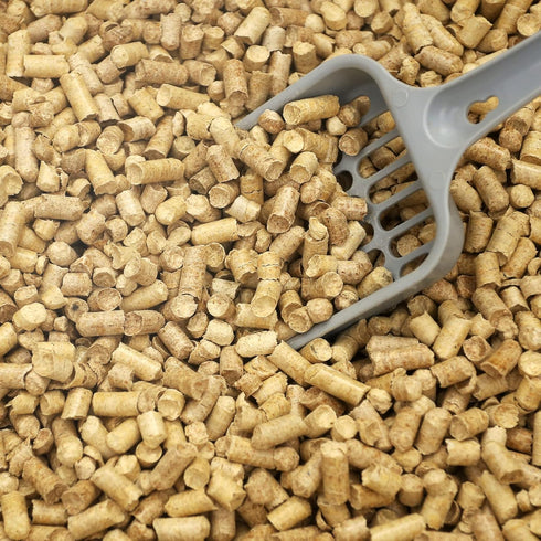 Casual Home 100% Natural Pine Wood Non-Clumping Cat Litter Pellets