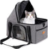 BurgeonNest Top-Expandable Large Cat Carrier, Soft-Sided Cat Bag for Medium & Large