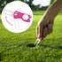 PAGOW Golf Cleaning Kit, Microfiber Towels, Club Groove Cleaner Brush, Foldable Divot Tool, Pink