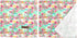 Dog Bandana, 1PC Cute Pink Flowers Print Comfortable Bandanas for Small Medium Large Dogs
