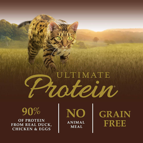 Instinct Ultimate Protein Grain Free Dry Cat Food, Cage Free Duck Recipe, 4 lb. Bag