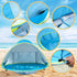 Monobeach Baby Beach Tent, Portable Pop Up Shade Pool, UV Protection Sun Shelter for Infants