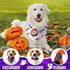 72 Sanwuta Pcs Halloween Dog Bandana Bulk Washable Puppy Triangle Scarfs Halloween Pumpkin Cat Bandanas Adjustable Soft