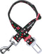 Blueberry Pet Adjustable Dog Seat Belt Tether, 8 Patterns Cherry Garden Black, Durable Safety for Dogs and Cats