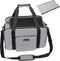 Soft-Sided Cat Carrier for Small Medium Cats and Puppies up to 16 Lbs, Airline Approved, Grey