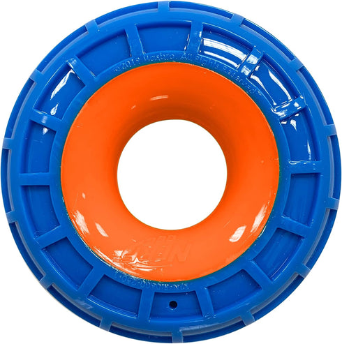 Nerf Dog 6in TPR EXO Squeak Ring | Blue/Orange