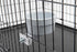 Lixit Hanging Kennel Cage Water Bowl - Non Spill Durable Crate Bowl for Pets, 20oz, Granite - Securely Attaches