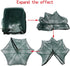 Cyrank 6 Crawfish Trap, Foldable Fishing Bait Trap Holes Hexagon Crab Trap Crawfish Fishing Net Portable Minnow Trap
