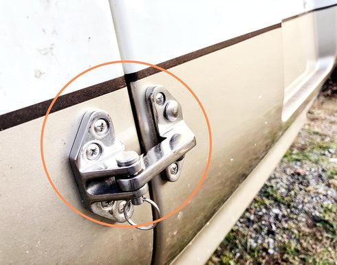 Long Reach Stainless Hatch Hinge, Heavy Duty Marine Grade 316 Hinge with Removable Pin for Yacht Hardware