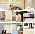 HOOSHEE 78.7''x15.8'' Trimmable Cat Scratch Furniture Protector, DIY Self-Adhesive, Durable Corner Scratcher Couch