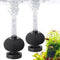 HITOP 2 Pack Mini Air-Powered Bio Sponge Filter, 4in Quiet Filter for up to 15 Gallon Fish Tank