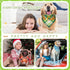 50 Pcs Plaid Dog Bandanas Bulk Cute Dog Scarf Bibs Puppy Pet Bandanas with Captions Adjustable Cat Outfit Washable