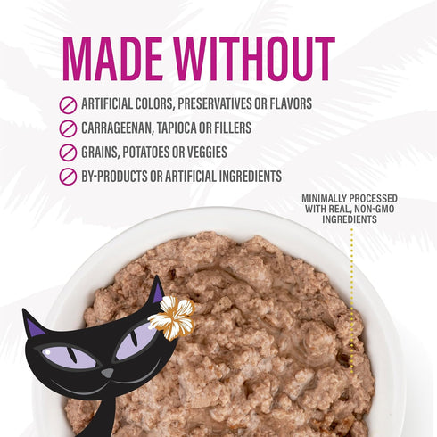 100% 3 oz. (12 Count) (Packaging Tiki Cat After Dark Soft Pate, Lamb & Beef Liver, High-Protein and Non-GMO