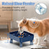UPSKY Slow Feeder Dog Bowls, 2 in 1 Puzzle Bowl for Large Breeds, Blue Anti-Choking Interactive Feeding