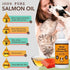 Natural Dog Company Pure Wild Alaskan Salmon Oil for Dogs - 32oz Skin & Coat Supplement with Essential Fatty Acids