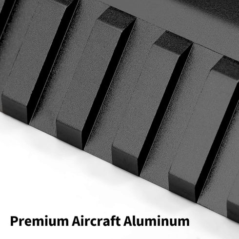 Picatinny Offset Rail Mounts, 45 Degree Aluminum Low Profile Mount for Flashlight Laser Sights Optics