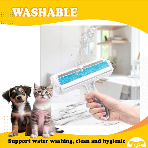 PetnBeyond Pet Hair Remover Roller, Reusable Tool for Fur Removal from Furniture, Clothing, and Bedding, Self-Cleaning