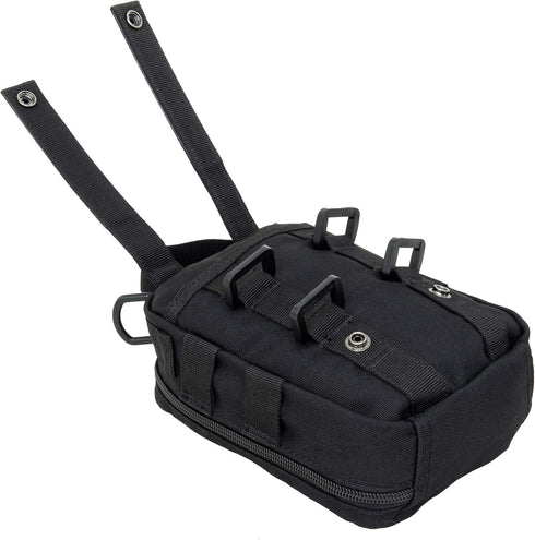 LINE2design First Aid (Ifak) Pouch EMS Bag - Tactical EDC Rescue Utility Gear IFAK Bags for Hiking, Includes USA Patch