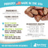 Raw Paws Freeze Dried Chicken Hearts for Dogs & Cats, 4-oz Whole, Made in USA, Single Ingredient Treats