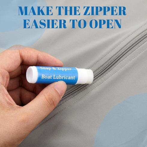 Fiada Backpacks, Snap and Zipper Lubricant, Wax Marine Lube Maintenance Supplies for Boat Vinyl Panels, Canvas, Bimini