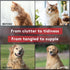 Tpotato Deshedding Dog Brush for Long Haired Dogs Cats,Undercoat Shedding Rake for Dematting Detangling Tangles Matted