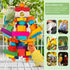 Kyouki Large Parrot Toy, Bird Toys for Cockatoos,Macaws, African Grey, Amazon Parrots,Conures, Lovebirds, Multicolored