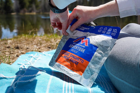 Backpacking |2 (Pack 2) Mountain House Spaghetti with Beef Marinara | Freeze Dried & Camping Food Servings