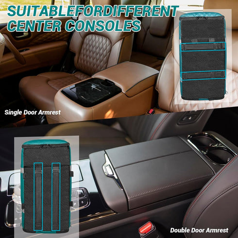 11 lbs LIWSHWZ Console Dog Car Seat - Portable Travel Dogs Armrest Booster Seat with Absorbent Recyclable Diaper