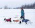 RC Pet Products Cascade Jacket, Fleece Lined Water Resistant Dog Coat, Size 20wide, Estate Blue