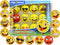 Oji-Emoji 12-Pack Premium Emoji Golf Balls, Unique Professional Practice Golf Gift for All Golfers