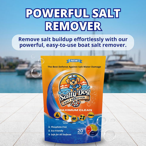 D Vein Salty Dog Salt Cleaner- All-Purpose Salt Remover for Boats, Cars, Houses & More | Eco-Friendly, Safe for All