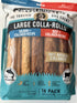 16 Pack, Truranch Rawhide Alternative Dog Chews, Large Colla-Rolls, Salmon, Beef, Collagen Recipe, All Natural