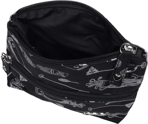 Glove It Golf Zip Bag - Crossbody Organizer with 2 Pockets, 24 in Detachable Strap, Lightweight Women’s Golf Accessory