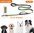 TwoEar 5FT 1IN Strong Green Dog Leash, 2 Padded Handles, Traffic Handle for Extra Control, Reflective Lead for All Dogs