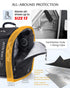 Ski Boots Bag 54L, Fully Padded Backpack for Snowboard Gear, Water-Resistant Travel Luggage with PVC Bottom Pockets