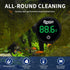 BEEJO 2 1 in Fish Tank Thermometer, Magnetic Fish Tank Cleaner, Aquarium Thermometer Digital with Touch Digital