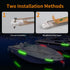 RVZONE Boat Navigation Lights, Boat Red and Green Bow Lights Navigation Lighting for Boats Led Deck Lighting for Night
