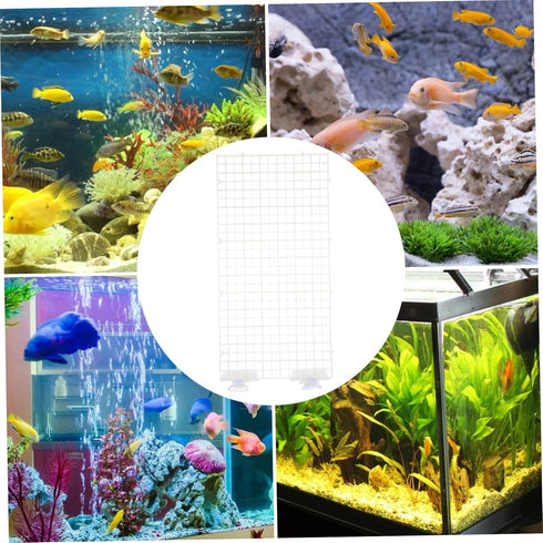 Aquarium Supplies Set, Filter Panel, Lid, Fish Tank Bottom Divider Grid, Isolate Board
