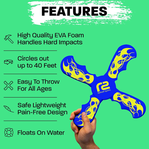 6 7 8 9 10 2026 8-12 Fun Boomerang for Kids - Soft & Easy to Use - Outdoor Toys for Kids or Adults - Best Gifts