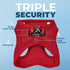 Best Pet Supplies Voyager Step-in Air Dog Harness - All Weather Mesh, Reflective, No Pull, Red, M