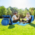 Ynredee Backpack Beach Chairs,Beach Mat Lounge Chair for Adults,Portable Lightweight Lounge Mat with Back,Adjustable