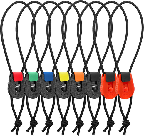 SAMSFX Fishing Rods Belt Stretchy Wrap Pole Straps Elastic Cable Ties for Casting, Spinning & Fly Rods