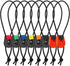 SAMSFX Fishing Rods Belt Stretchy Wrap Pole Straps Elastic Cable Ties for Casting, Spinning & Fly Rods