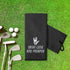 TOUNER Funny Golf Towel Gift for Dad, Embroidered Golf Towels for Men, Clip for Golf Bags (Drive Long and Prosper)