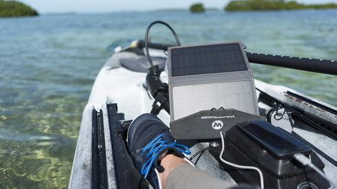 Wilderness Systems Solar Panels for Charging Electronics on Kayaks